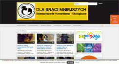 Desktop Screenshot of braciamniejsi.com.pl