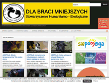 Tablet Screenshot of braciamniejsi.com.pl
